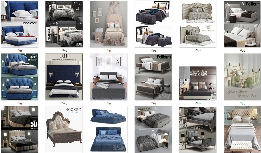 50 MODEL GIƯỜNG VOL12 - D5